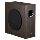Edifier - Caisson de basses amplifié T5s avec haut-parleur longue portée de 8 po, puissance RMS de 70 W et basses profondes à 35 Hz – Marron-Conception à faible distorsion – Un coffret en MDF de 18 mm (panneau de fibres à densité moyenne) minimise la résonance et la distorsion, offrant des basses serrées, nettes et bien définies