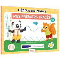 L'École Des Pandas - Mes Premiers Tracés - Français-Feutre effacable inlcus