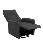 Brassex - Fauteuil releveur inclinable 362581 Levo - gris foncé-Mécanisme d'inclinaison motorisé à positions multiples