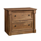 Sauder 420607 La Collection Palladia Classeur latéral - Finition Vintage Oak-Tiroirs avec coulisses à extension complète pour dossiers suspendus de format lettre, légal ou européen.