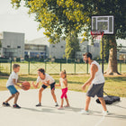 Soozier – Panier et support de basketball de 5 à 7 pi-Fabriqué avec un cadre en acier et une base en PE noire
