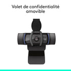 Caméra Web professionnelle Logitech C920e 1080p-H-1,70 po x W-3,70 po x D-2,80 po