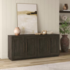 Hudson&Canal - Buffet rectangulaire Tillman 68 po couleur aulne brun-Nettoyer avec un chiffon doux et sec, sans produits chimiques agressifs ni produits de nettoyage abrasifs