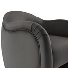 Modway - Compose Performance Velvet Chaise d’accent - Storm Grey-8