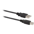 Staples - Câble d’imprimante USB-A/B - 15 pi-Portée étendue - Le câble très long de 15 pi s'intègre bien à n'importe quel environnement. Il a la longueur idéale pour créer des configurations polyvalentes, tant à la maison qu'au bureau