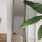 HOMCOM - Miroir pleine longueur - 14,6 po l x 61,8 po H - gris-Finition couleur unie qui s’intègre facilement dans votre chambre, salon ou couloir 