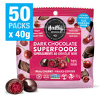 Healthy Crunch - Cerise Chocolat Noir Fruits, 50 unités x 40 grammes-Sans produits laitiers