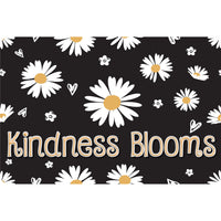 Ashley Productions - The Original Fun Mat - Tapis de Bienvenue - 15 -5" x 23 -5" - Bienvenue aux Marguerites de Gentillesse-Mesure et design : Le paillasson de bienvenue "Kindness Daisies" mesure 15,5 po x 23,5 po.