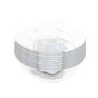 Blooms – Soucoupe transparente - 4 po - paquet de 10-Parfait pour petits pots et semis