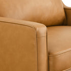 Modway - Impart Cuir authentique Fauteuil - Tan-Assemblée requise