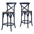 Modway - Gear Tabouret de comptoir - Bleu Minuit-7