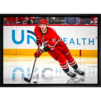Andrei Svechnikov 20x29 Carolina Hurricanes - Toile encadree - 31" x 22"-Impression sur toile de qualité supérieure avec bordures enveloppées