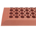 Edgewood - Tapis Série Competitor Anti-Fatigue à Surface Ouverte, Résistant Aux Graisses, Pour Usage Intensif - 3 pi l x 5 pi L x 7/8 po P - Orange Brulé-Caoutchouc nitrile