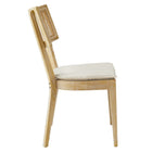 Modway - Caledonia Tissu tapis Chaise à manger Ensemble de 2 - Beige gris-8