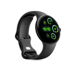 Google - Pixel Watch 3 - 45 mm - Bluetooth/Wi-Fi - Boîtier noir mat - Bracelet noir volcanique-Obtenez 24 heures d'autonomie de la pile avec l'écran actif en permanence, et jusqu'à 36 heures avec le mode Économiseur de pile