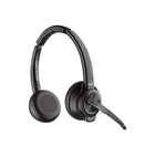 HP - Casque et support de chargement Poly Savi 8220 - Noir-Conception supra-auriculaire noire avec coussinets d'oreille très confortables