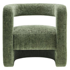 Modway - Jaylin Rembourré Chenille Chaise d’accent - Basil-7