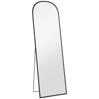 HOMCOM - Miroir pleine longueur - 19,7 po l x 63,6 po H - noir-Le miroir pleine longueur permet de voir facilement l'ensemble de la tenue 