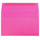 JAM Paper - Enveloppes d'invitation colorées A10 - 6 x 9,5 - rose ultra fuchsia - Paquet de 50-Ces enveloppes sont parfaites pour envoyer des invitations, des cartes de voeux, des RSVP, des cartes de remerciement, des cadeaux d'anniversaire, des remises de diplômes, des vacances et plus encore
