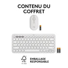 Logitech - Pebble 2 Combo for Mac, clavier et souris sans fil - Blanc-10
