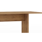 Manhattan Comfort - Ensemble de salle à manger moderne Nomad 172,5 cm - Nature - Lot de 3-Garantie limitée du fabricant de 30 jours