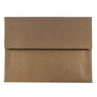  JAM Paper Enveloppes d'invitation métalliques A2 - 4,375 x 5,75 po - Stardream Bronze - paquet de 25-Couleur : Bronze rêve stellaire
