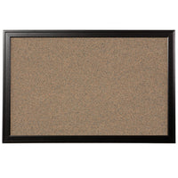 Quartet - Tableau d'affichage Espresso, 24 po x 36 po-Conçu principalement pour la maison, mais se marie bien à tout aménagement de bureau soigné   