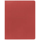 Staples - Couverture de rapport - format lettre - rouge-Munie de 3 prongs pour retenir le papier en place