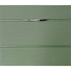 Tucci Italy - Davanti bagages enregistrés rigides durables de 26 po - Vert olive-Dimensions intérieures : 26 » L x 18 » L x 13 » H, Dimensions extérieures : 27,8 » L x 18,7 » L x 13 » H, Poids : 9 lb