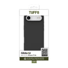 TUFF8 - Étui GlideAir Mag Noir iPhone 17 Air-Intérieur en texture microfibre : Revêtu de tissu en microfibre ultra-fin, l'intérieur offre une protection douce et résistante aux rayures