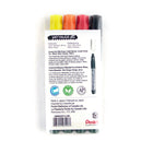 Pentel - Arts Marqueur Effaçable Pour Surfaces Vitrées, Une petite pointe biseautée, Couleurs Assorti (Noir, Rouge, Orange, Jaune)-Transformez les fenêtres, les miroirs et le verre en œuvres d'art, en annonces spéciales ou plus encore