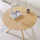 Modway - Crossroads Manche Bois Table basse - Chêne-Base unique qui s’intersecte