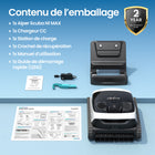 Aiper - Nettoyeur de piscine robotisé sans fil Scuba N1 Max avec navigation intelligente, nettoyage horizontal de la ligne d'eau-9