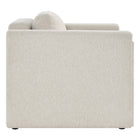 Modway - Visible Tissu Fauteuil - Ivoire-Coussinets de pied non marqués