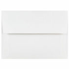 JAM Paper Enveloppes format livret à rabat droit gommé, 4 3/4 x 6 1/2 po, blanches, 1000 par paquet-Blanc