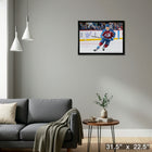 Cale Makar Colorado Avalanche - Toile encadree - 31" x 22"-Prêt à accrocher - livré entièrement assemblé
