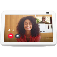 Amazon Echo Show 8 (2nd Gen) - Blanc glacier-Écran tactile HD de 8 po avec couleur adaptative
