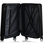 CHAMPS - Ensemble de bagages extensibles à 8 roues - 3 pièces - à parois rigides Collection Iconic II - Noir-Expansion sur les 3 pièces