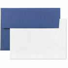 JAM Paper - Ensemble de papeterie 25 cartes blanches et 25 enveloppes A2 - Bleu présidentiel - ensemble de 25- Couleur : bleu présidentiel.