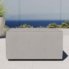 Modway - Saybrook Terrasse extérieure Rembourré Sofa-sectional ottoman in Gris-Coussins toutes saisons