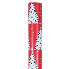  JAM PAPER - Papier cadeau de Noël - 76 cm x 7,6 m - Sapins de Noël peints-Conçu pour mettre en valeur vos cadeaux, ce papier cadeau festif fera le bonheur de vos amis et de votre famille pendant les fêtes !