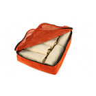 TUCCI Italy - Ensemble de cube de voyage 3 pièces - orange brûlé-Haut en maille respirante - visibilité, ventilation, identification facile des objets