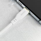 Amaze - Câble 4 pieds USB-A vers C - blanc-Design sans nœuds : Ne s’emmêle pas
