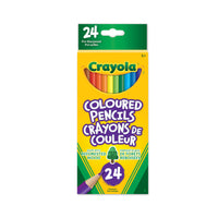Crayons de couleur Crayola, boîte de 24-Comprend 24 couleurs Crayola vives et riches