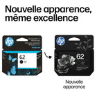 HP 62 Cartouche d'encre noire d'origine (C2P04AN)-Compatibilité: HP ENVY 5540, 5542, 5544, 5545, 5640, 5642, 5643, 5660, 5665, 7640, 7645. HP Officejet 5740, 5741, 5742, 5743, 5744, 5745, 5746, 8040