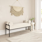 Zuo - Barrow Banc - Crème-Couleur du mobilier : crème