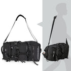Swissdigital - Système de stockage ultime BALERNA XL avec lecteur de carte SDD intégré - Noir-Système Hybride : transformez-le facilement en sac à dos, en sac à bandoulière, portez-le comme une mallette ou un sac de sport pour l'adapter à vos besoins, offrant une flexibilité inégalée pour diverses occasions et situations.