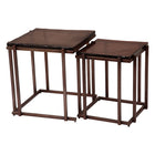 Zuo - Shimai Tables gigognes - Bronze - Ensemble de 2-Couleur: Bronze