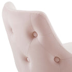 Modway - Adorn Performance Velvet Tabouret de comptoir - Rose - Ensemble de 2-8