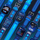My Play Watch - Mega Man-Gameplay une touche : Plateforme en auto-run avec tirs rapides au tap et sauts contrôlés en tap prolongé